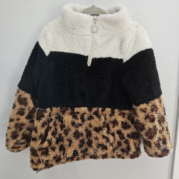 LeModa toddler fleece 3 quarter zip - Picture 5 of 5